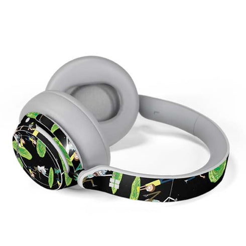 Adult Swim Rick and Morty Portal Pattern Surface Headphones Skin